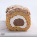 フスボン・モンブランロール 糖質27.0g/1ホール 糖質制限ダイエット中にぴったりの洋菓子・ケーキのラインナップ フスボン 