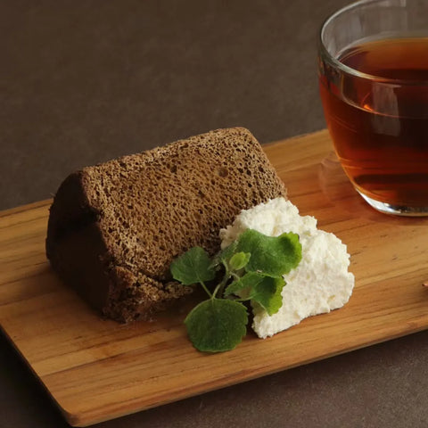 Black tea chiffon cake sugar 0.9g