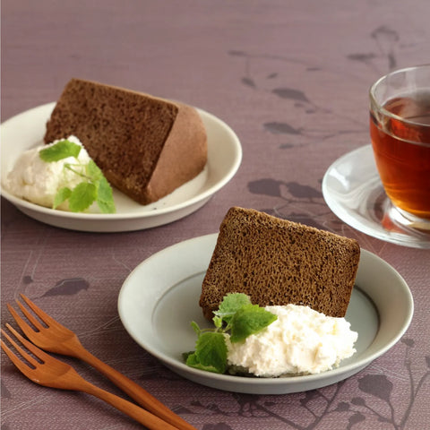 低糖質な紅茶シフォンケーキを紅茶と楽しむ