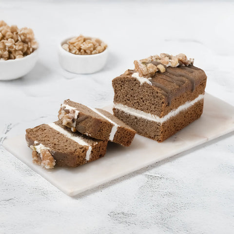 低糖質な紅茶パウンドケーキの斜俯瞰